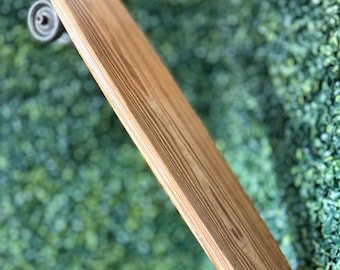 RARE 1950s-Early 60s Wooden Skateboard | First Generation Sidewalk Surfboard | Original Steel Trucks & Wheels