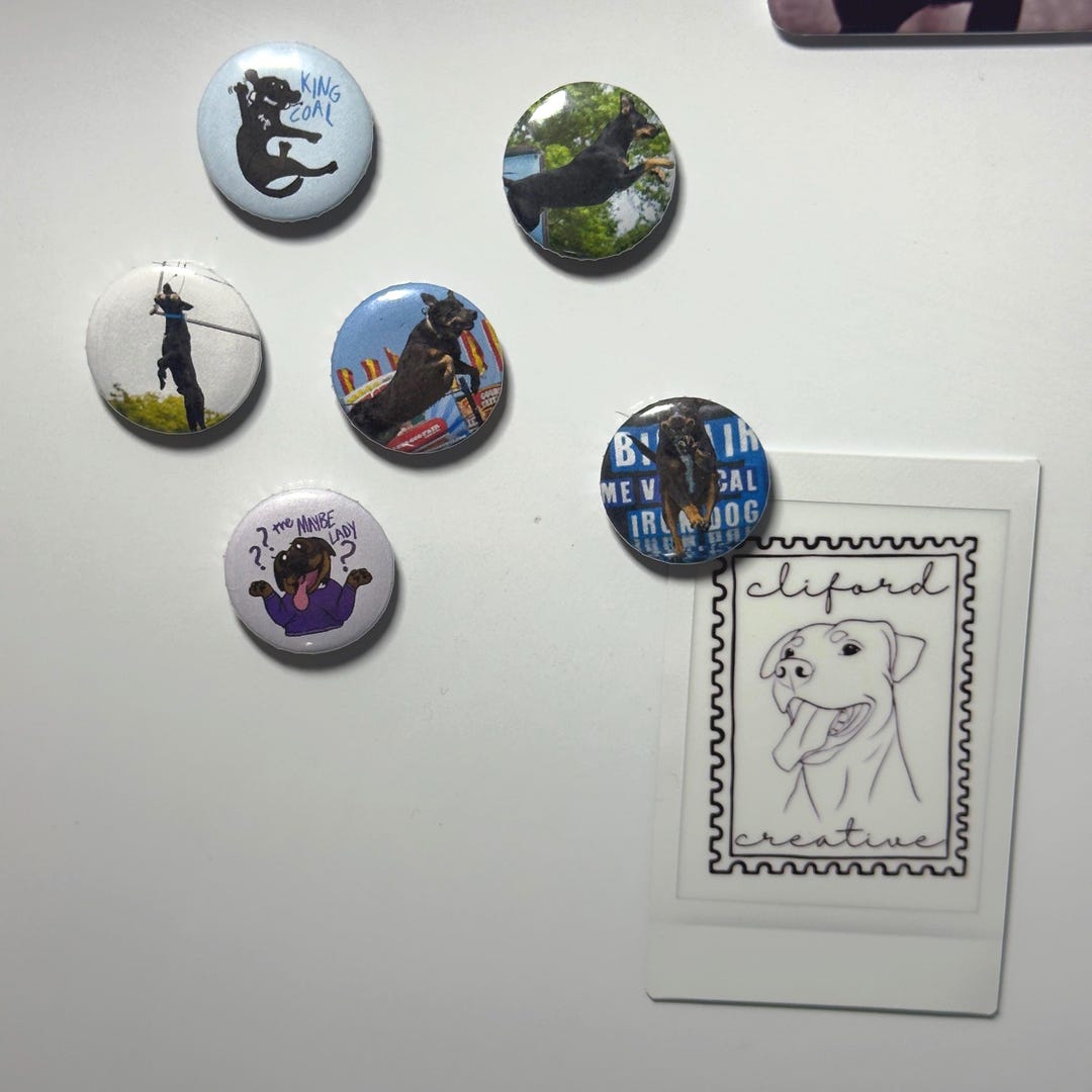 6 Pack Custom Photo Button Magnets 1 Inch | Personalized Picture Fridge ...