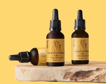 Saffron Extract Liquid Drops | Natural Mood Support, Skin Glow Elixir