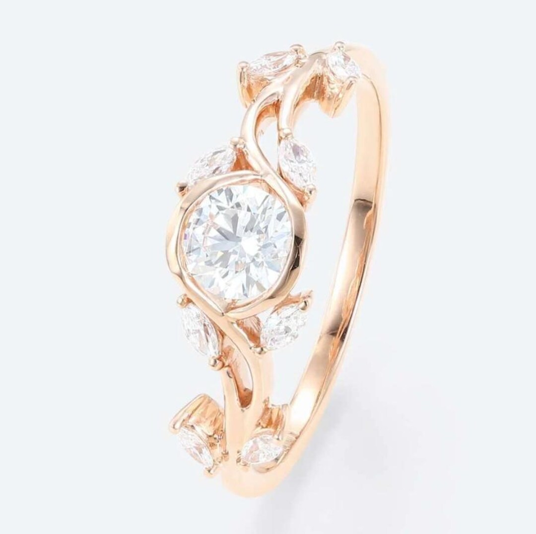 0.5ct Colorless VS+ Round Cut Lab Grown Diamond Bezel Setting ...