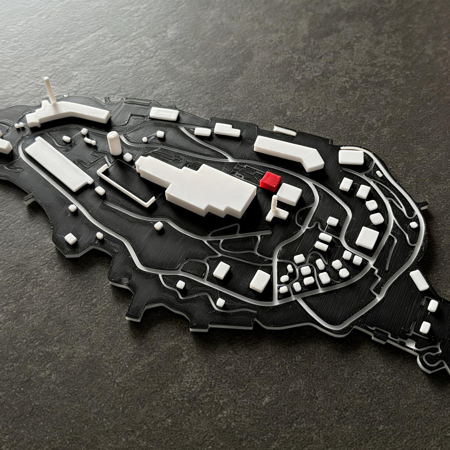 3D Printed Rebirth Island Map: Call of Duty Gaming Wall Sculpture - Etsy