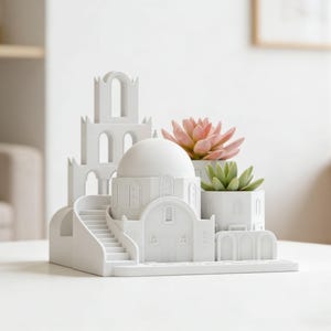 Caja de joyería decorativa impresa en 3D - Regalo de inauguración de casa