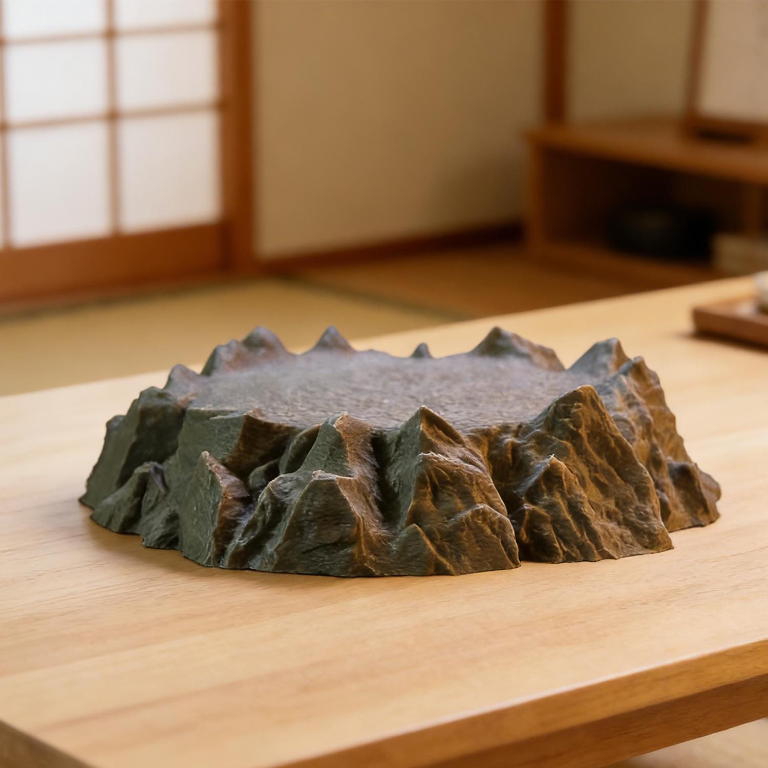 3D Printed Rock Miniature Base, Realistic PLA Terrain Display, Tabletop ...