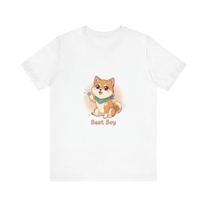Shiba Inu T-shirt | 'Pojke' Grafisk T-shirt | 10 % RABATT med koden SAVE10