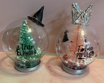 Bolas de nieve de inspiración malvada (secas, sin agua)