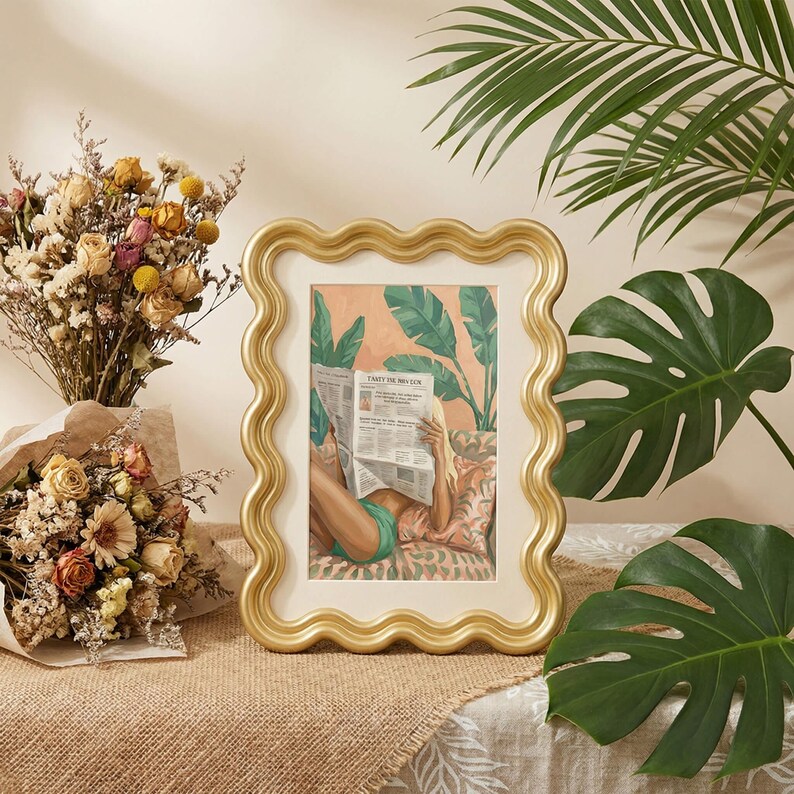 Colorful Eclectic Picture Frame Set, Cute Aesthetic Gallery Wall Frames ...