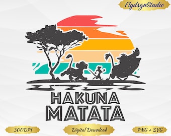 Hakuna Matata PNG: Mouse Family Trip, Wild Trip (Digital Download)