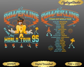 90s Goofy Movie PNG: Max, Roxanne & Powerline (Digital Download)
