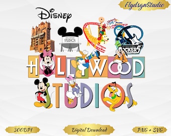 Vintage Disney Hollywood Studios PNG, Disney Family Png, Disney Trip Png, Hollywood Studios Png, Disney world Png