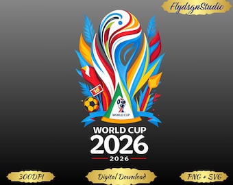 USA World Cup 2026 benutzerdefiniertes PNG-Design (Digitaler Download)