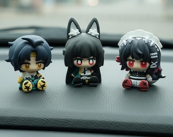 Zenless Zone Zero Chibi Figures - Ellen Joe, Miyabi, Harumasa - PVC ZZZ Desktop Decor