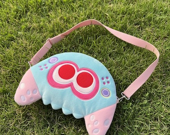 Splatoon Octoling Game Controller Bag:Soft Plush Pouch Versatile Bag Gift For Gamers