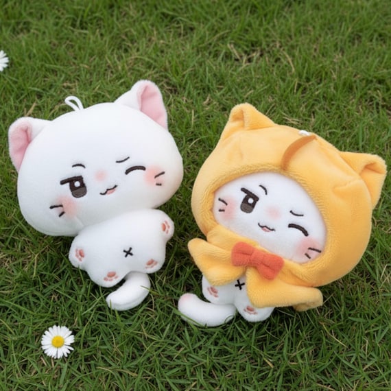 Infinity Nikki Momo Plush Doll | Mini Collectible With Removable