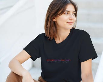 Koszulka walentynkowa z kodem Pythona i scalaniem plików pd