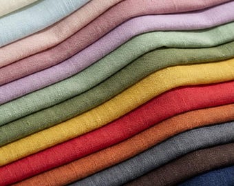 Tencel Linen Fabric | 220gsm Heavy | Sewing Gift for Her | Housewarming & Wedding Décor | 145cm Wide