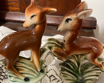 Vintage Japan Deer Salt and Pepper set