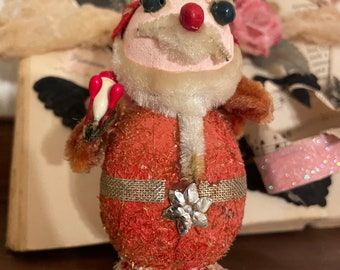 Vintage Japan Santa ornament