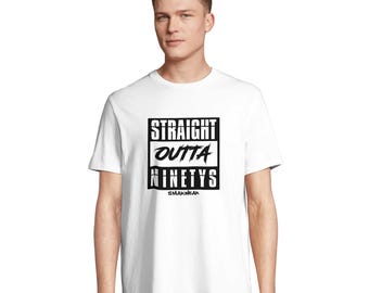 STRAIGHT OUTTA NINETYSOrganic In Conversion Unisex T-shirt | SOL'S Legend 03981