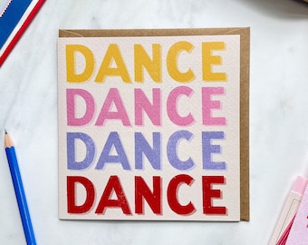 Dance Dance Dance – Charity Greeting Card
