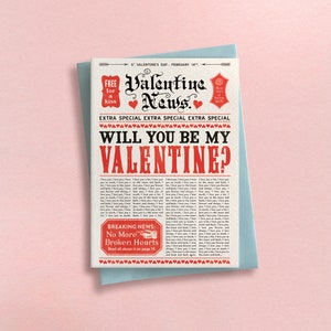 Valentijnskrant – Liefdadigheidswenskaart