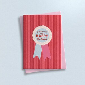 Insignia de feliz cumpleaños - Tarjeta de felicitación benéfica