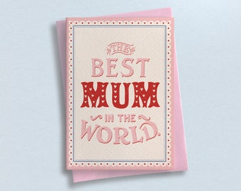 Best Mum in the World – Charity Greeting Card