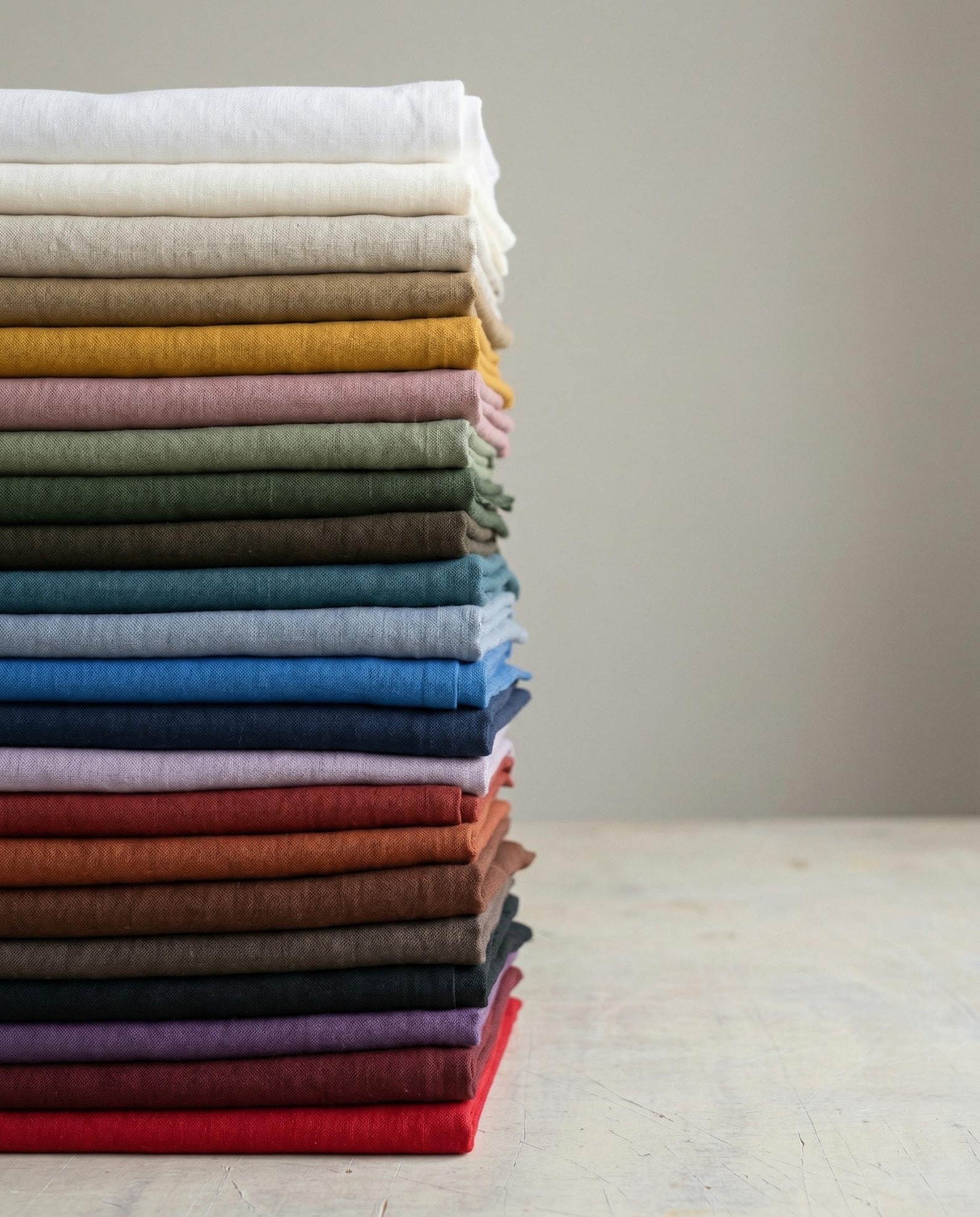 Lightweight Linen Light Linen Fabric by the Yard, 100% Flax Linen, Lightweight, 120gsm ...