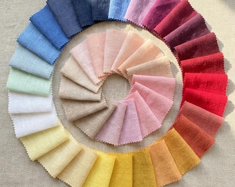 Sandwashed Tencel Linen Fabric by the Yard | 75 Lyocell 25% Linen | 180gsm | 150cm Wide | Dress Pants Curtains