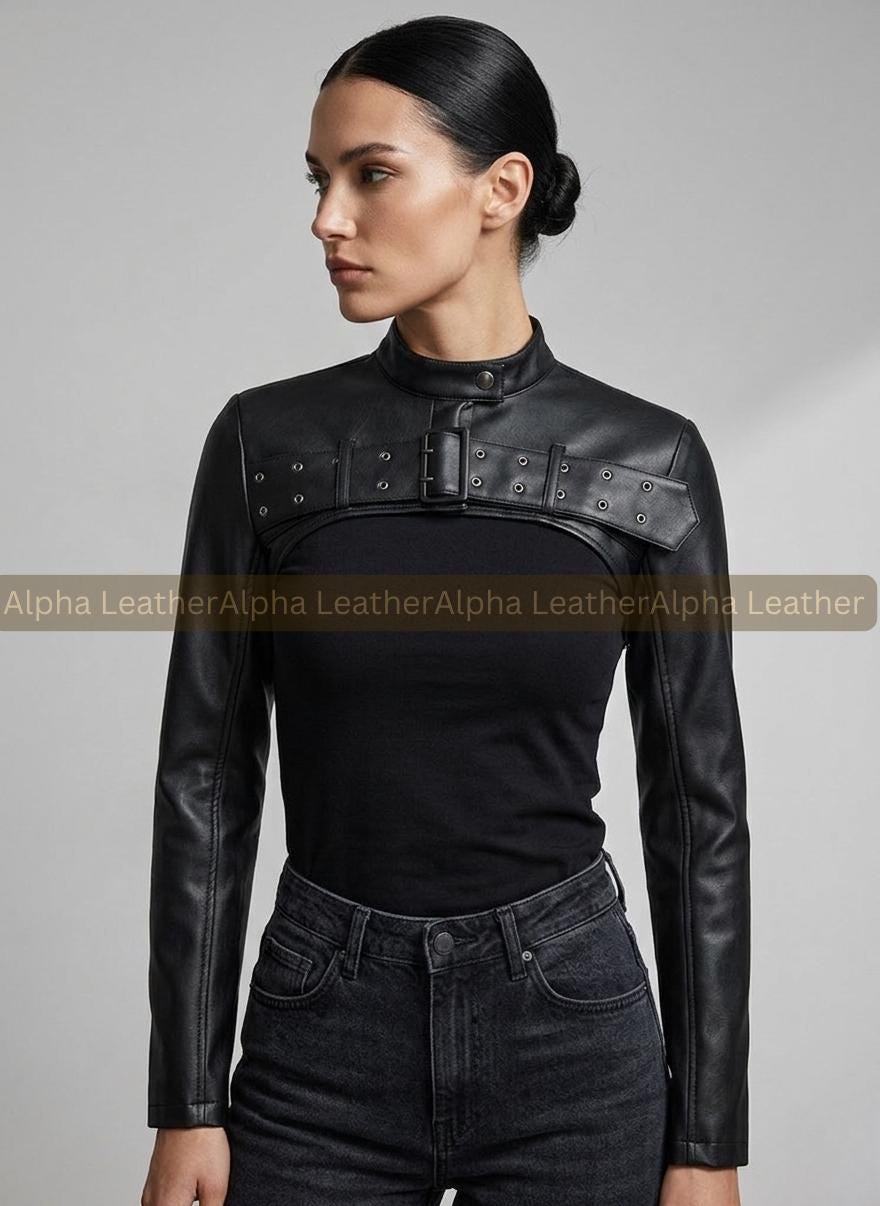 WLFFW Bustino Corsetto Gotico Corpetto in Pizzo Donna Maniche lunghe