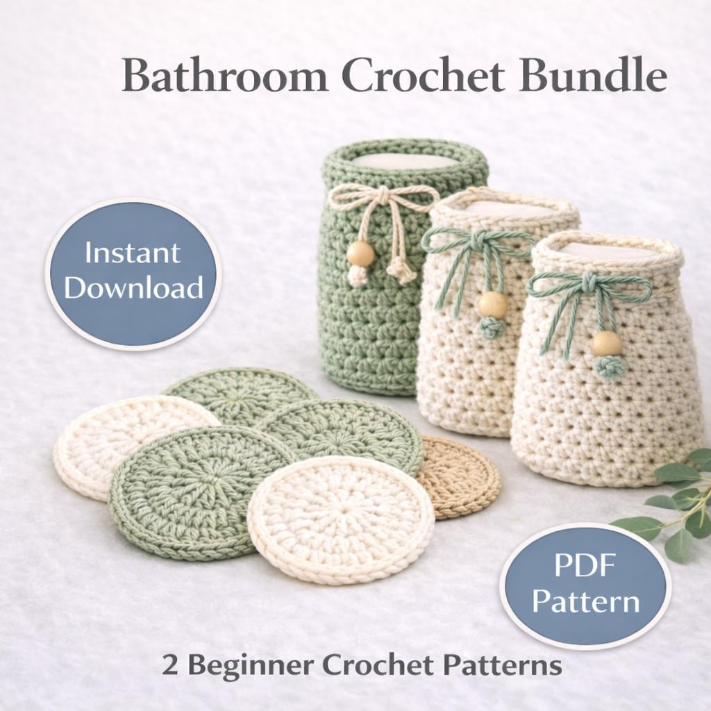 39 Face Scrubby Crochet Patterns: Enhance Your Skincare Routine Today! 1 Reusable Face Scrubbies & Soap Saver Bundle Beginner