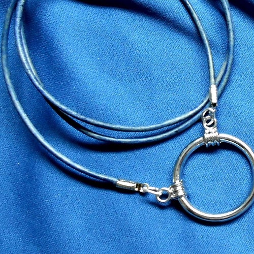 Leather Cord Eyeglass Holder Necklace With a Big LOOP Etsy