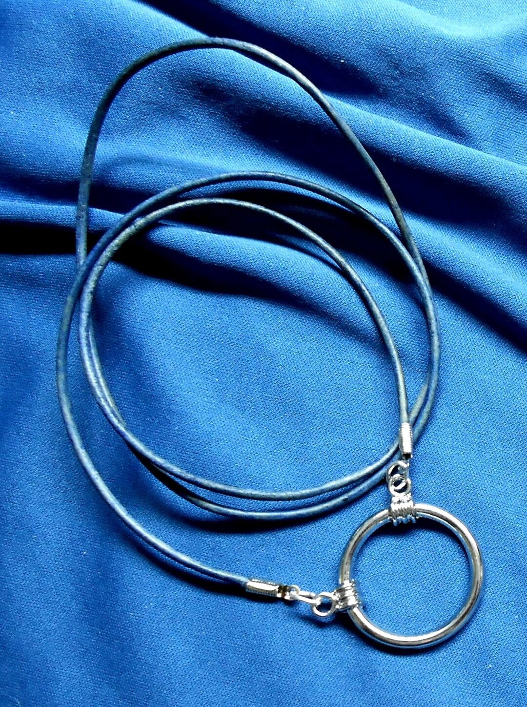 Leather Cord Eyeglass Holder Necklace With a Big LOOP Etsy