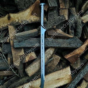 Handmade Sword, Thranduil Sword, Sword, Long Sword, Medieval Sword, Replica Sword, Steel Sword, Viking Gifts, Best Gift for him Unique gift