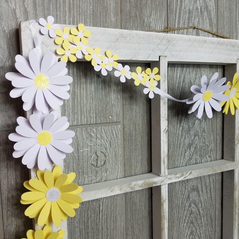 Paper Daisy Chain Wedding Garland Wedding Flowers Tea Party Etsy
