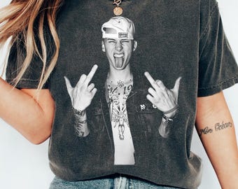 Retro MGK T-Shirt 90s Bootleg Style, Machine Gun Kelly Comfort Colors Shirt, Punk Rock Music Fan Tee, Vintage Style Artist Merch