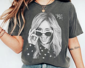 Hilary Duff Shirt Vintage 90s Bootleg Graphic Tee, Comfort Colors Hilary Duff Lucky Me Tour 2026 Inspired T-Shirt, Gift For Fan
