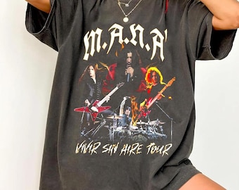 Maná Vivir Sin Aire Tour 2026 Shirt, Concert Mana Comfort Colors Shirt, Mana Band Tour 2026 Sweatshirt, Latin Rock Mana Shirt, Maná Fan Gift