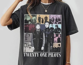 Comfort Colors Twenty One Pilots Vintage T-Shirt, Breach Tour 2025 Unisex Graphic T-Shirt, 21 Pilots Shirt, Josh Dun, Tyler Joseph