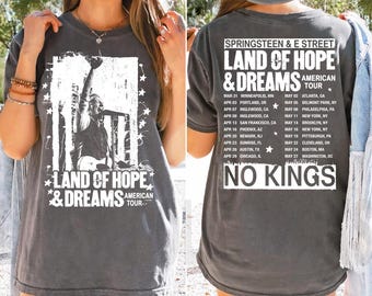 Vintage Bruce Springsteen Bootleg Comfort Colors T-Shirt, Bruce Springsteen And E Street Band Land of Hope and Dreams Tour 2026 Shirt