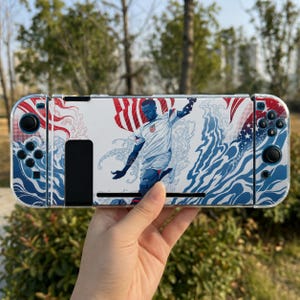 Nintendo Switch Case US Soccer Fan Gift | World Cup Football Hard Shell Cover | OLED Lite Switch 2 Gaming Accessory