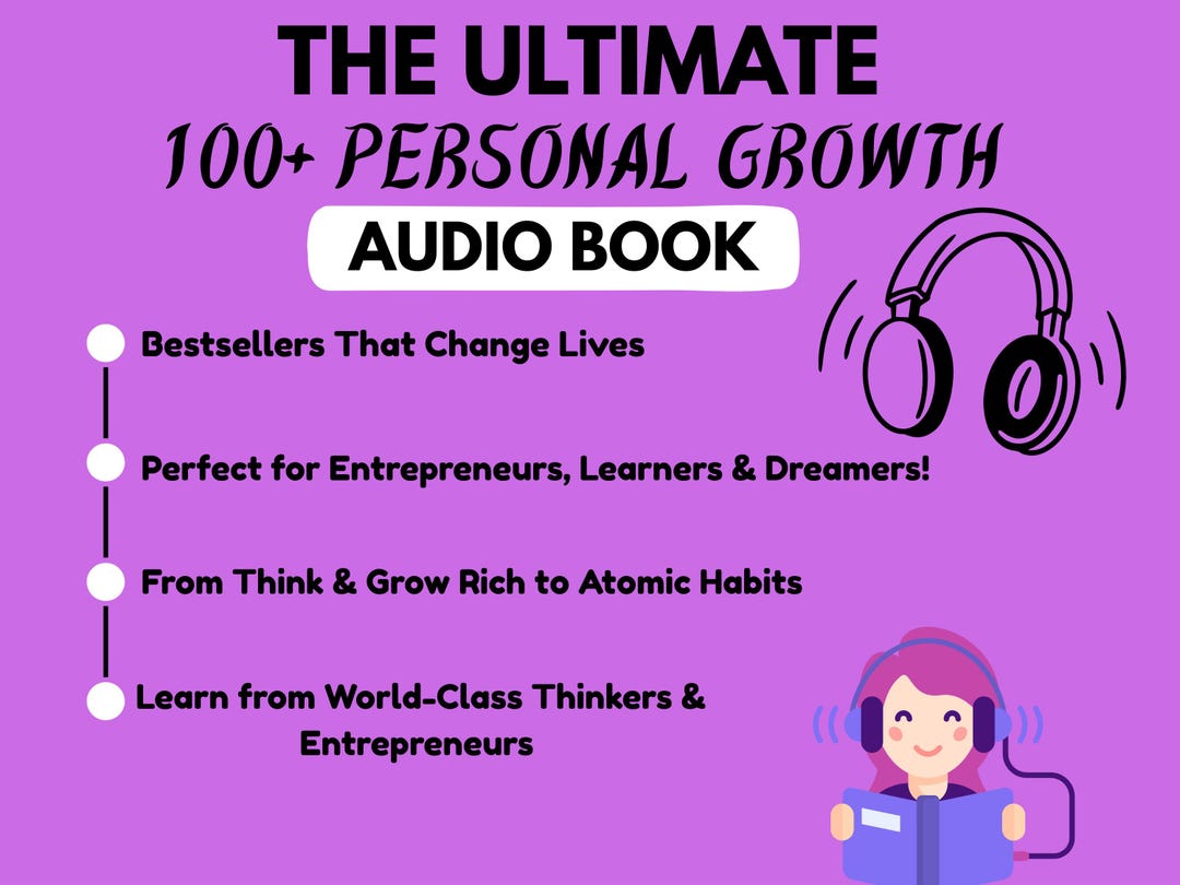 100+ Personal Growth Audio Summaries Bundle Self Improvement MP3 ...