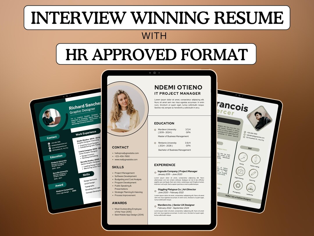 100+ ATS Friendly Resume Templates Bundle | Editable Canva CV & Cover ...