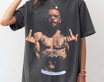 Maglietta Comfort Colors Justin Bieber Middle Finger, maglietta bootleg vintage del concerto di Justin Bieber, esclusiva SWAG Launch, maglietta per fan in stile vintage