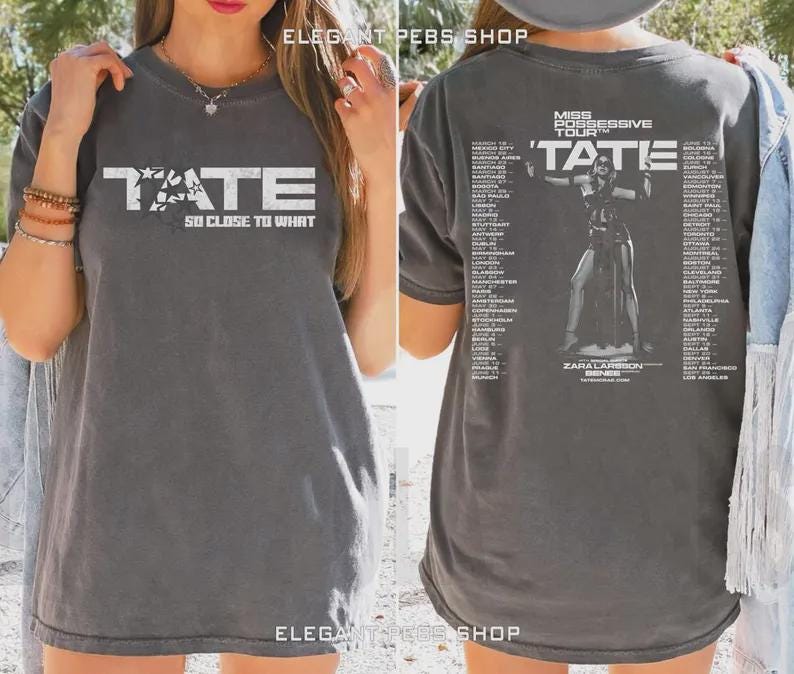 T-shirt Ragazza Con Stampa Grafica Possessive - Nuova, Cotone, Modello Regolare