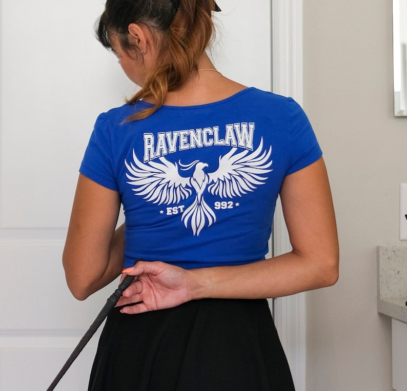 Ravenclaw Crop Top Wizard House Harry Potter Etsy