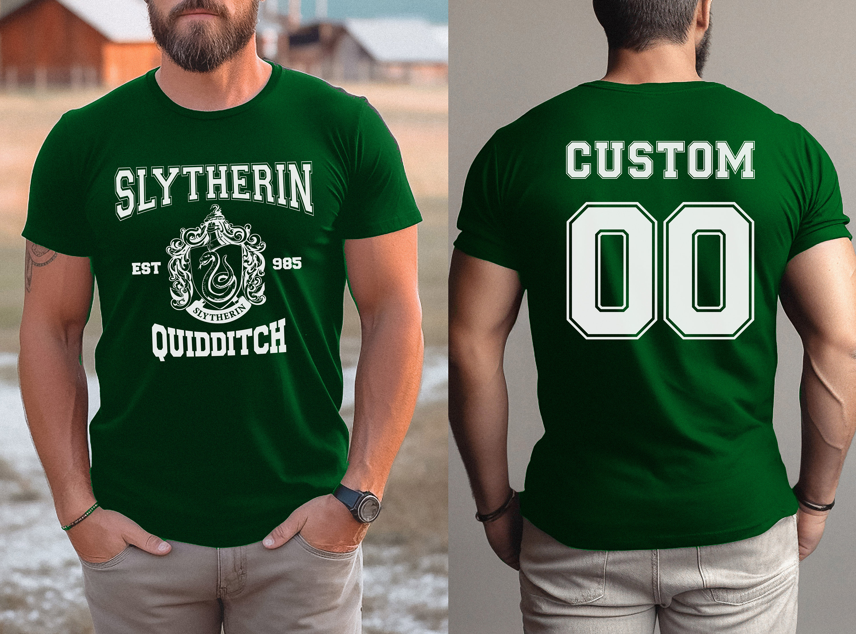 T Shirt Slytherine - Etsy
