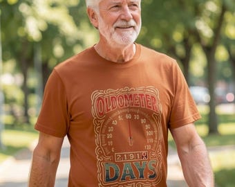 Oldometer 60th Birthday Shirt, Funny Gift for Him Turning 60