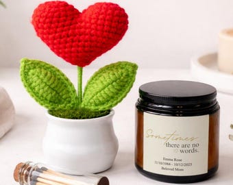 Loss of Mom Gift for Teen | Personalized Memorial Candle Gift Set | Sympathy Gift for Grieving Daughter or Son