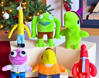 Lachende vrienden knuffel, karakters knuffel cadeau, Glep Charlie pluche - beste cadeau voor haar