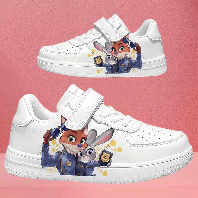 Zootopia Judy Hopps Cartoon Kids Sneakers Breathable Casual Shoes Size ...